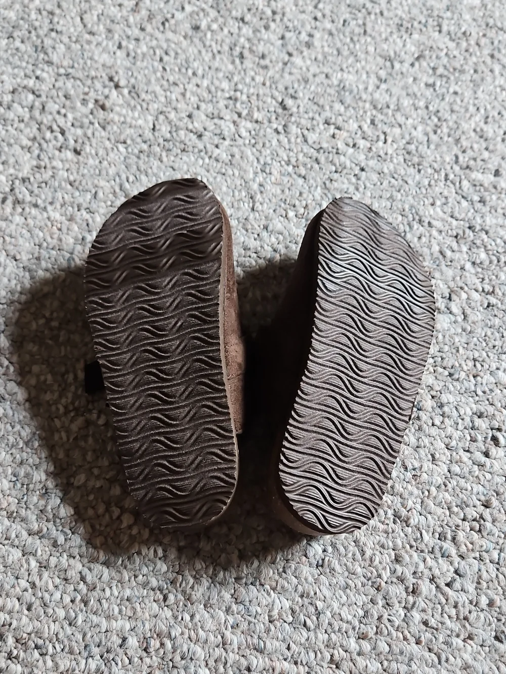 New Nautica Dark Brown Suede Buckle Slip-Ons.